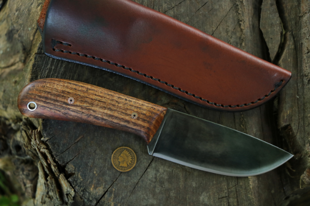 Lucas Forge, Scout Knife, Lucas Knives, Custom Hunting Knives, Camping Knife