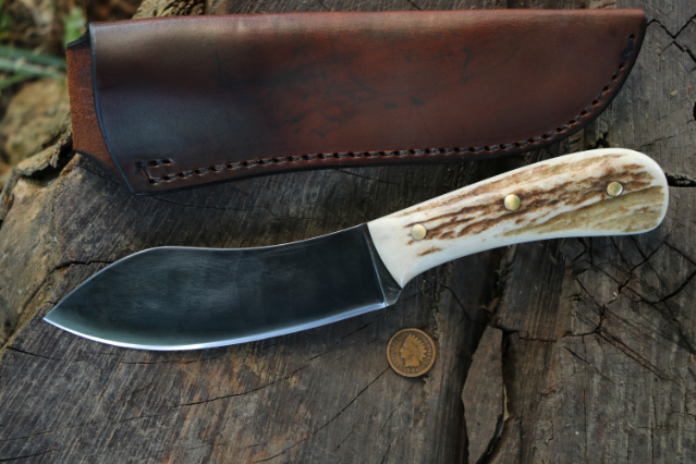 Sears Nessmuk, Lucas Forge, Custom Hunting Knife, Nessmuk, Nessmuk Knife, Nessmuk Reproduction, Traditional Camping Knife