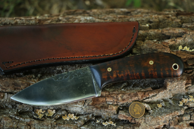 Scout, Scout Knife, Lucas Forge, Custom Hunting Knives, High Carbon Knives
