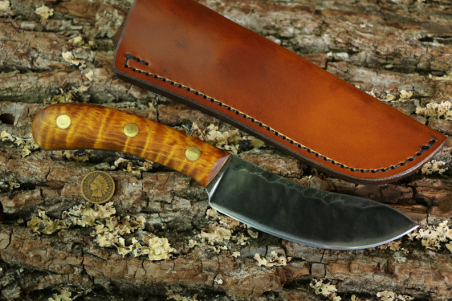 Prairie Skinner, Hand Forged Skinning Knife, Skinner Knife, Lucas Forge, Hunting Knives, Handmade Belt Knife, Hand Forged Knives, USA Made Knives