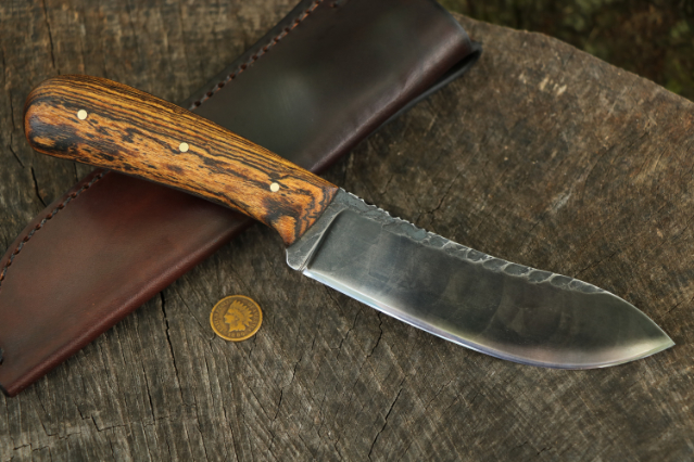 Woodsman Nessmuk, Nessmuk Knife, Lucas Forge, Custom Hunting Knife