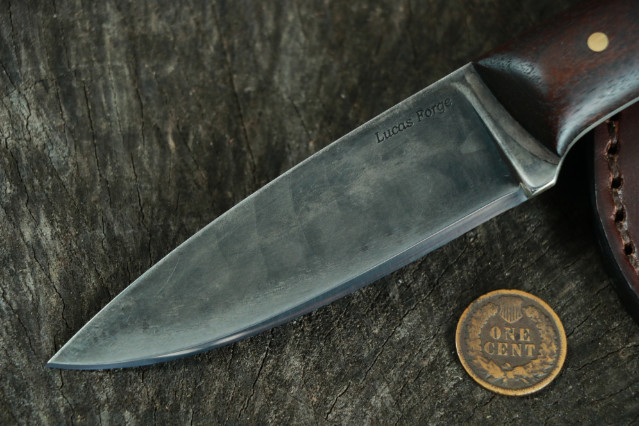 Lucas Forge, Frontier Knives, Custom Frontier Knives, Custom Made Knives, USA Made Knives, Hunting Knives, Small Hunting Knife, Forged Hunting Knives, Survival Knife, Camping Knife
