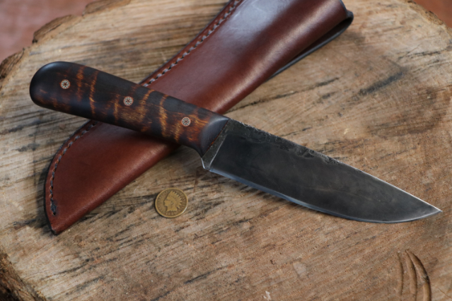 Powder River, Lucas Forge, Custom Hunting Knives, Trade Knife