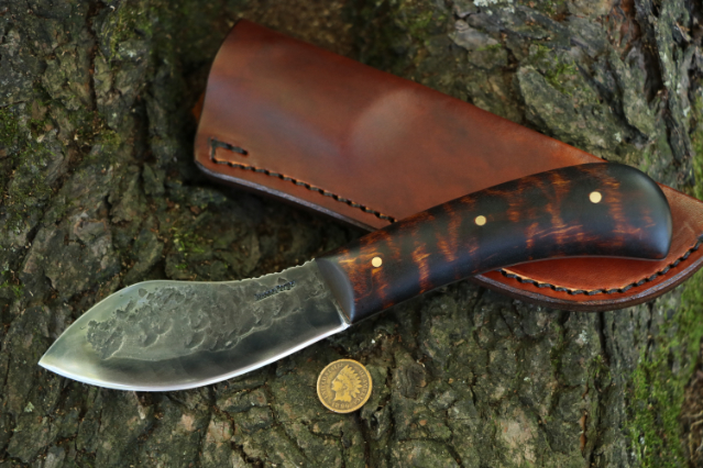Hammer Forged Knives, Hand Forged Hunting Knives, Lucas Forge, Custom Hunting Knives, Nessmuk Knife, Reproduction Knives