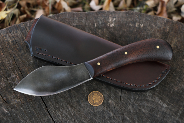 Vintage Nessmuk Jr., Nessmuk, Nessmuk Knife Reproduction, Custom Hunting Knives, Lucas Forge