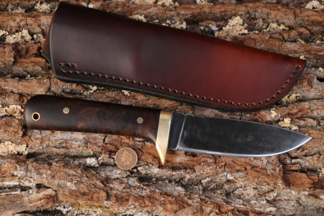 Classic Hunting Knife, Hunting Knife, Custom Hunting Knives, Custom Made Hunting Knife, Lucas Forge, Heirloom Knives
