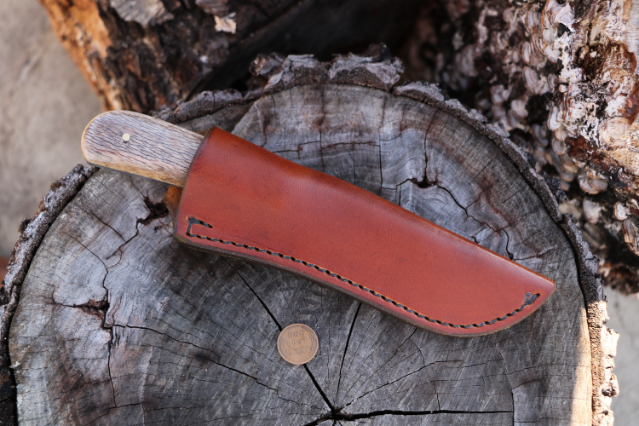 Powder River, Custom Hunting Knife, Forged Knives, Hand Forged Knife, Lucas Forge, Trade Knife, Lucas Forge Knife Drawing