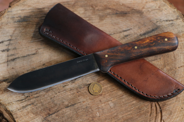 Vintage Kephart, Kephart Reproduction, Custom Hunting Knife, Custom Camping Knife, Lucas Knives, USA Knifemaker, Ironwood Knife Handle, Custom Knifemaker, Outdoor Knives, Kephart Knives