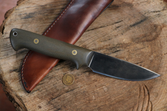 Wilderness Knife, Hunting Knife, Lucas Forge, Wilderness Field Knife, Custom Hunting Knife, Camping Knife