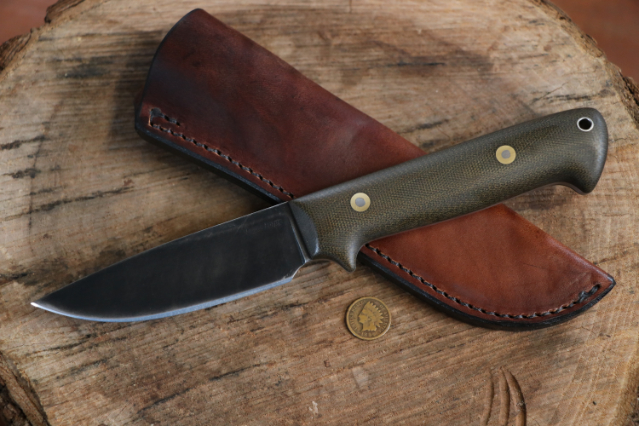 Wilderness Knife, Hunting Knife, Lucas Forge, Wilderness Field Knife, Custom Hunting Knife, Camping Knife