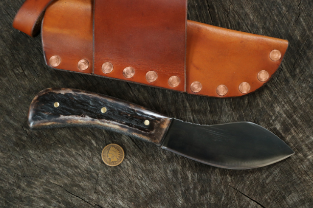 Vintage Nessmuk, Nessmuk Reproduction, Reproduction Nessmuk Knife, Custom Nessmuk Knife, Lucas Forge, Hunting Knives, Traditional Hunting Knife, Camping Knife, George Washington Sears