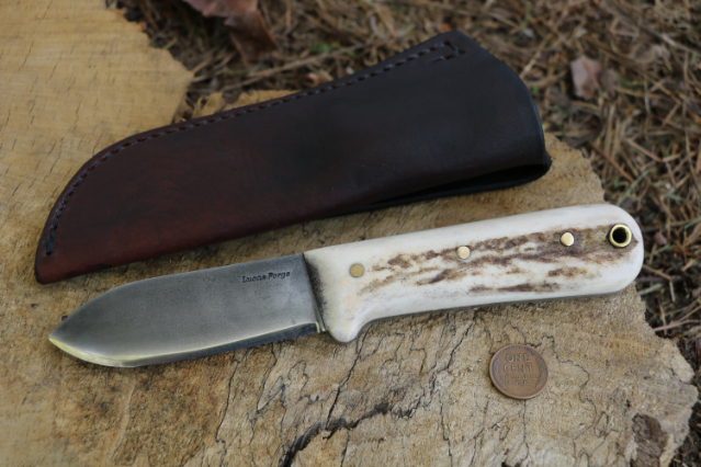 Vintage Kephart, Kephart Jr., Jr. Kephart Knife, Small Kephart Knife, Kephart Reproduction Knife, Custom Hunting Knives, Lucas Forge