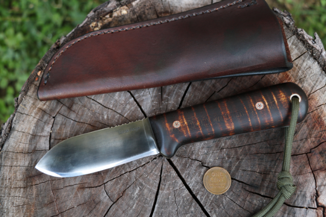 Vintage Kephart, Kephart Jr., Jr. Kephart Knife, Small Kephart Knife, Kephart Reproduction Knife, Custom Hunting Knives, Lucas Forge