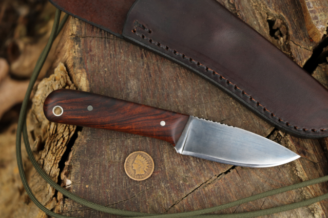 Custom Neck Knife, Neck Knife, Lucas Forge, Custom Hunting Knives, Lucas Knives