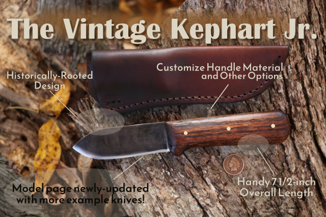 Lucas Forge, Vintage Kephart Jr., Reproduction Kephart Knife, Custom Hunting Knives, Camping Knives, Survival Belt Knife, Custom Forged Knife, Hunting Knife, Kephart