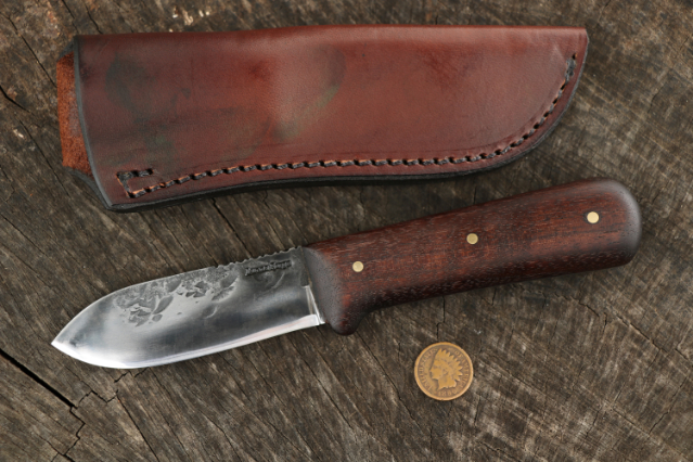 Vintage Kephart, Kephart Jr., Jr. Kephart Knife, Small Kephart Knife, Kephart Reproduction Knife, Custom Hunting Knives, Lucas Forge, Custom Made Forged Knives