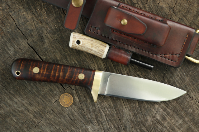 Lucas Forge, Hunting Knife, Classic Hunting Knife, Classic Hunter, Trekker Sheath, Special Hunting Knife, Handmade Hunting Knife