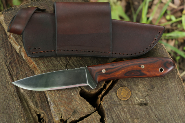 Packer Knife, Lucas Forge, Custom Hunting Knives, Outdoor Belt Knife, Pack Knife, Backpack Knife, Handmade Knives, Handcrafted Knives, USA Knifemaker