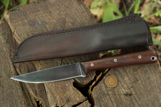 Fish and Game Knife, Skinning Knife, Fillet Knife, Custom Fish Knife, Lucas Forge, Custom Hunting Knives, Ironwood Knife