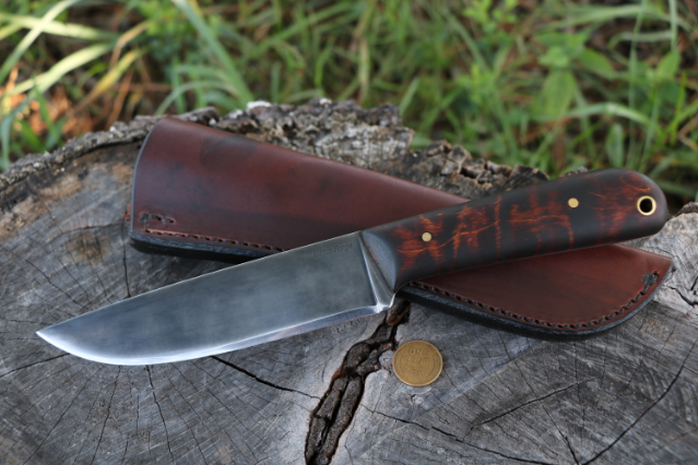 Powder River, Trade Knife, Trade Style Knife, Custom Hunting Knives, Lucas Forge, Camping Knife, Trail Knife, Frontier Knife, Trade Blanket Knife