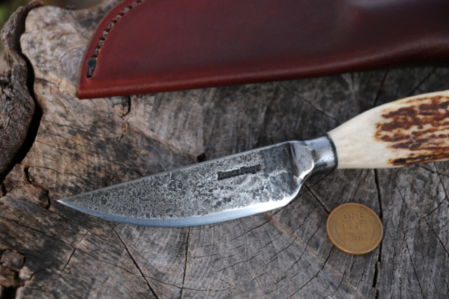 Belt Knife, Hand Forged Knives, Lucas Forge, Custom Hunting Knives