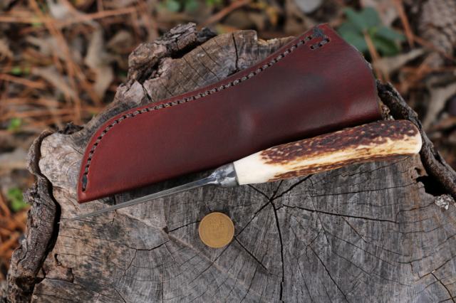 Belt Knife, Hand Forged Knives, Lucas Forge, Custom Hunting Knives