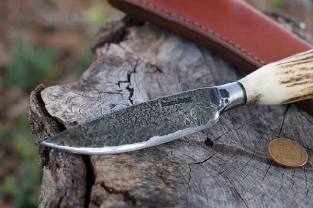 Belt Knife, Hand Forged Knives, Lucas Forge, Custom Hunting Knives