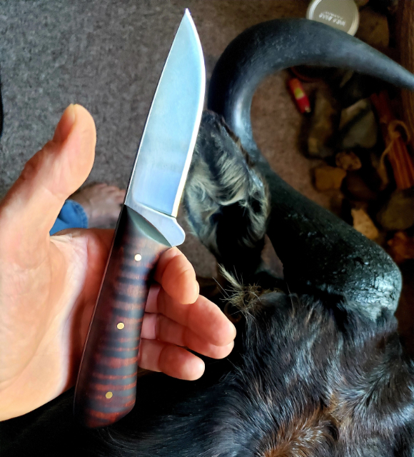 Elk River Hunter, Custom Hunting Knives, Lucas Forge