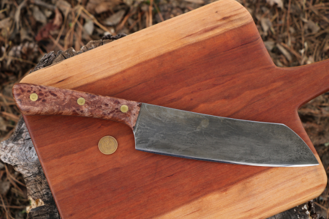 Chef's Knife, Custom Chef's Knife, Custom Kitchen Knives, Lucas Forge