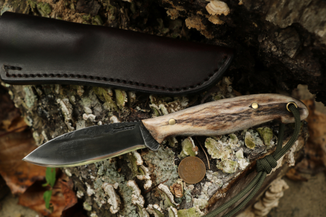 Jack Pine Knife, Lucas Forge, Custom Hunting Knives, Camping Knife, Outdoor Belt Knife