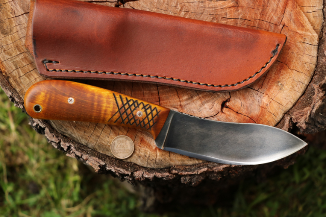 Nessmuk, Lucas Forge, Custom Hunting Knives, Lucas Knives, Handmade Knives, USA Made Knives, USA Knifemakers, Knife for Hunting, Bushcraft Knife
