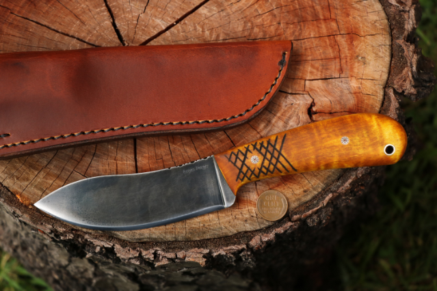 Nessmuk, Lucas Forge, Custom Hunting Knives, Lucas Knives, Handmade Knives, USA Made Knives, USA Knifemakers, Knife for Hunting, Bushcraft Knife
