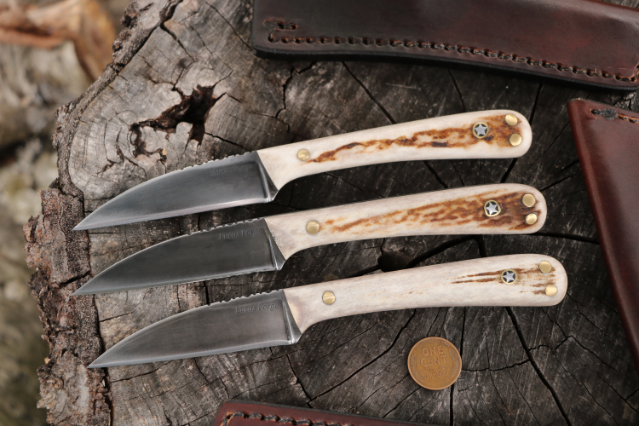 Lone Star Desk Knife, Desk Knife, Custom Letter Opener, Custom Hunting Knives, Lucas Forge, Antler Handled Knife