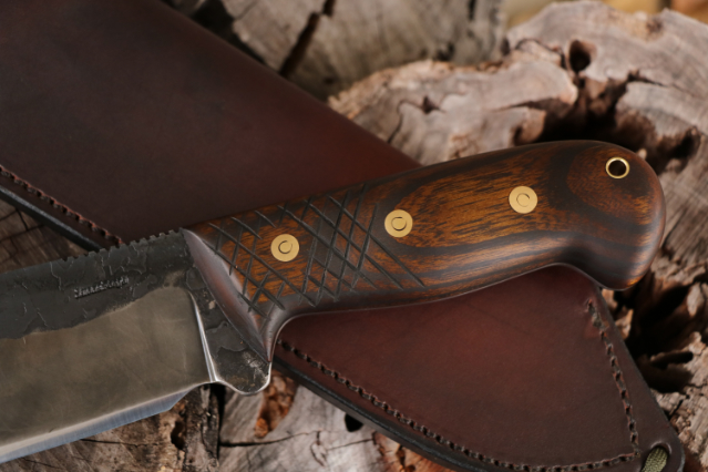 Survival Knife, Chopping Knife, Camp Knife, Heavy Outdoor Knife, Lucas Forge, Custom Hunting Knives