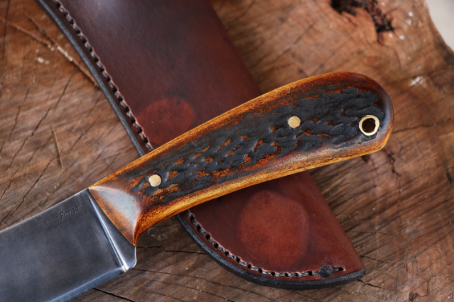 Custom Hunting Knives, Lucas Forge, Nessmuk Knife, Woodsman Nessmuk, Woodsman Knife, Hunter, Deer Hunting Knife, Historical Knife Designs, Sears Nessmuk
