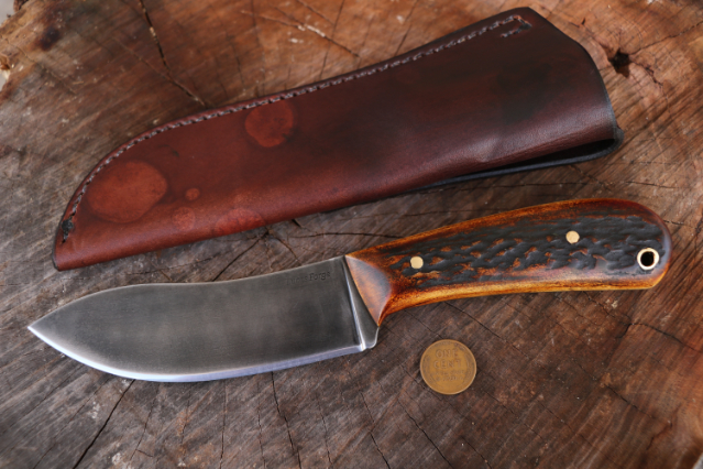 Custom Hunting Knives, Lucas Forge, Nessmuk Knife, Woodsman Nessmuk, Woodsman Knife, Hunter, Deer Hunting Knife, Historical Knife Designs, Sears Nessmuk