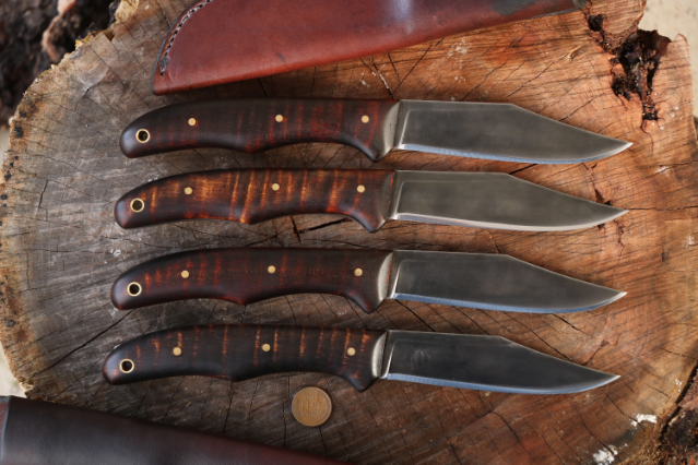 Old Guide, Old Guide Knife, Lucas Forge, Custom Hunting Knives, Lucas Knives, 