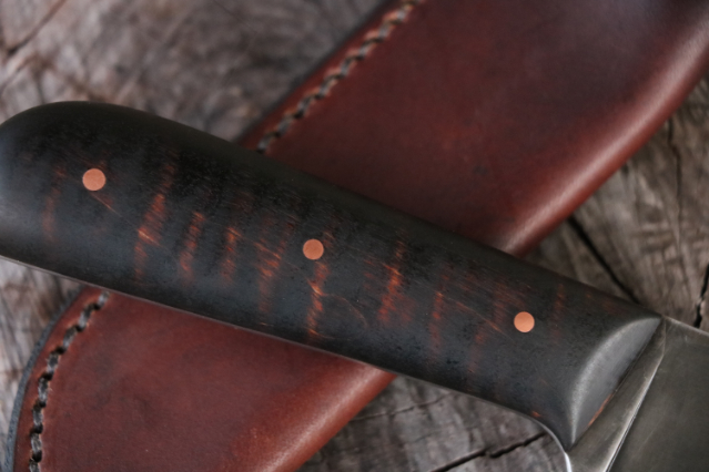 Custom Hunting Knives, Lucas Forge, Powder River Knife, Powder River, Fixed Blade Hunting Knife, High Carbon Steel Knives