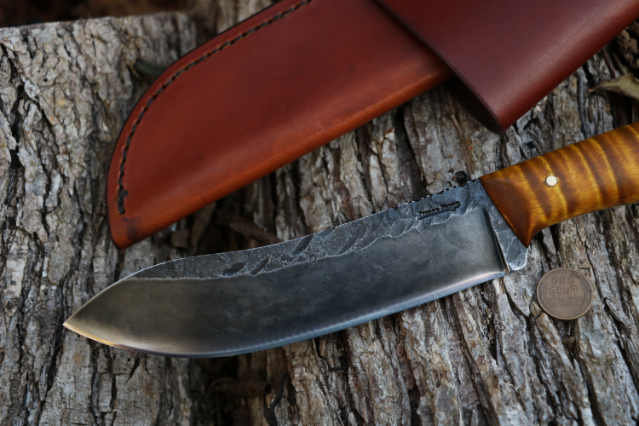 Lucas Forge, Custom Hunting Knives, Woodsman Nessmuk, Nessmuk Knives, Hunting Knives, Camping Knives, Outdoor Knives