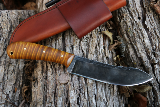 Lucas Forge, Custom Hunting Knives, Woodsman Nessmuk, Nessmuk Knives, Hunting Knives, Camping Knives, Outdoor Knives