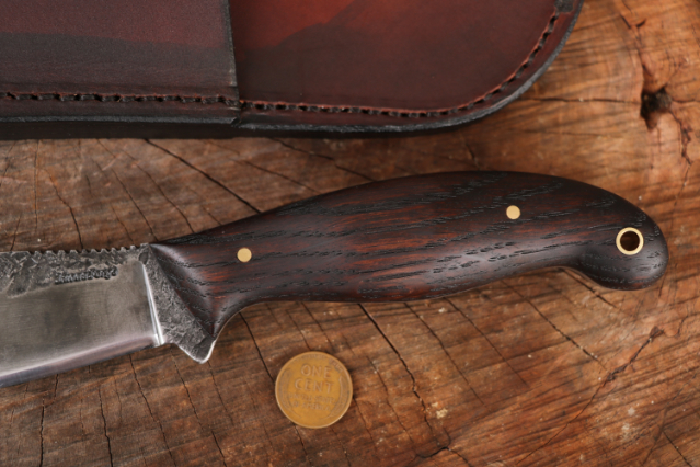 Lucas Forge, Jack Pine, Jack Pine Knife, Jack Pine Special, Hammer Forged Knives, Forged Knives, Hunting Knives
