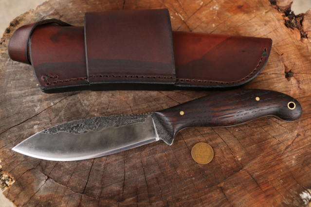 Lucas Forge, Jack Pine, Jack Pine Knife, Jack Pine Special, Hammer Forged Knives, Forged Knives, Hunting Knives