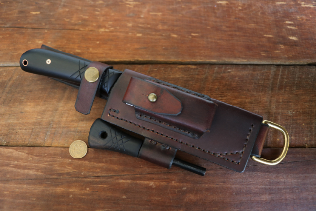 Powder River, Trade Knife, Hunting Knife, Lucas Forge, Custom Hunting Knives