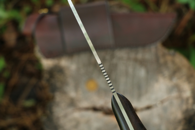 Jack Pine Special, Willow Leaf Belt Knife, Hunting Knife, Custom Hunting Knives, Lucas Forge, Camping Knife