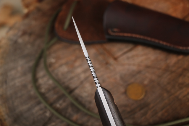 Neck Knife, Custom Outdoor Neck Knife, Lucas Forge, Custom Camping Knife, Hiker's Knife, Ranch Knife