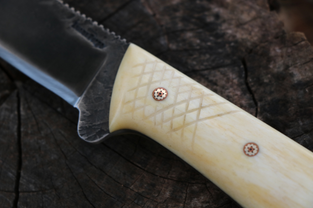 Elk Hunting Knife, Elk River Hunter, Lucas Forge, Custom Hunting Knives, Hand Forged Knives, Custom Forged Knives, USA Made Knives