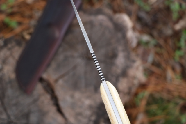 Elk Hunting Knife, Elk River Hunter, Lucas Forge, Custom Hunting Knives, Hand Forged Knives, Custom Forged Knives, USA Made Knives