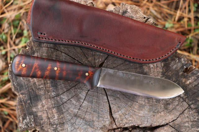 Forged Kephart Knife, Lucas Forge, Kephart Reproduction Knife, Vintage Kephart