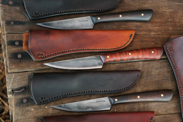Red Lodge Knife, Lucas Forge, Custom Hunting Knives, Lucas Knives, Hunting Knives, Red Lodge Hunting Knife, Skinning Knife, Custom Steak Knife