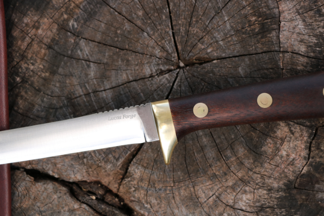 Fillet Knife, Custom Fish Knife, Custom Grilling Knife, Lucas Forge, Custom Hunting Knives